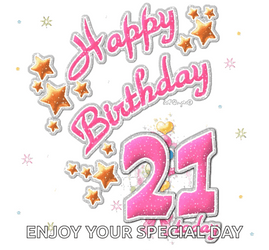 Happy 21St Birthday Enjoy Your Special Day GIF