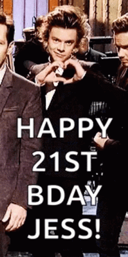 Happy 21St Birthday Jess One Direction Harry Styles GIF