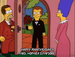 Happy 25Th Anniversary Mrs. Simpson GIF