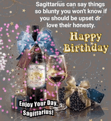 Happy 40Th Birthday Enjoy Your Day Sagittarius GIF