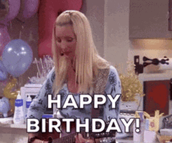 Happy 40Th Birthday Phoebe Buffay GIF