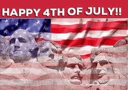 Happy 4Th Mount Rushmore GIF