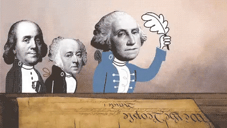 Happy 4Th Of July 1776 George Washington GIF