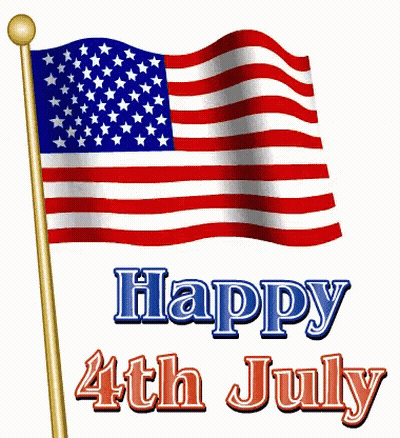 Happy 4th of July American Flag