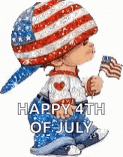 Happy 4Th Of July Birthday American Baby GIF