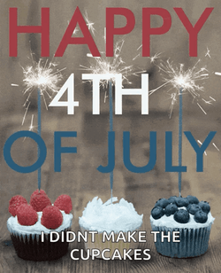 Happy 4Th Of July Birthday Cupcakes GIF