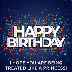 Happy 4Th Of July Birthday Princess GIF