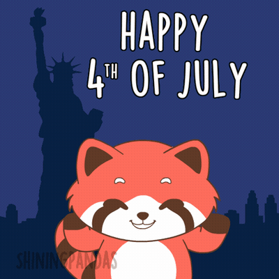 Happy 4Th Of July Panda GIF