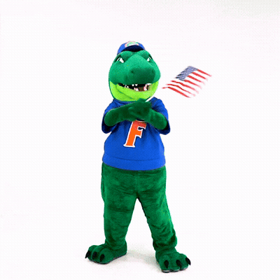 Happy 4Th Of July Poster With Rainbow Flag GIF