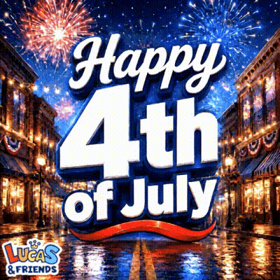Happy 4Th Of July Sign GIF