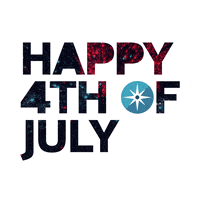 Happy 4th Of July Simple Greeting Animation