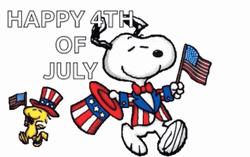 Happy 4Th Of July Snoopy GIF