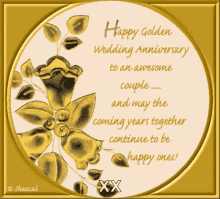 Happy 50Th Anniversary With Message GIF