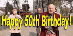 Happy 50Th Birthday Dancing At The Park GIF