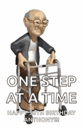 Happy 50Th Birthday One Step At A Time GIF