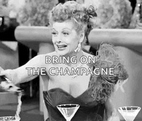 Happy 65Th Birthday Champagne Celebration GIF