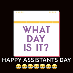 Happy Admin Day Calendar Pages Flipping GIF