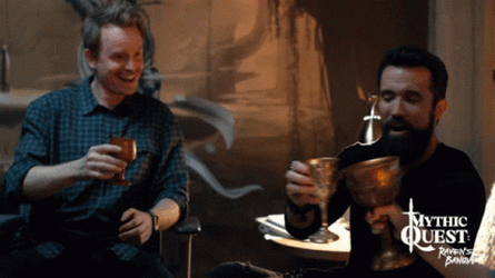 Happy Admin Day Mythic Quest Poppy Ian David GIF