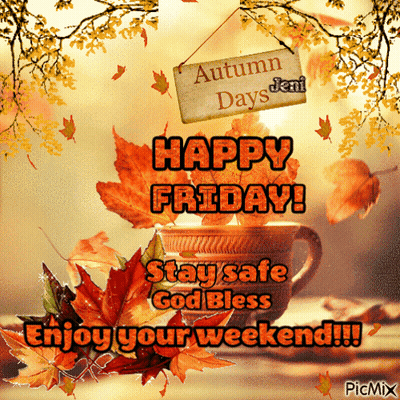 Happy Afternoon Card With Witch Holding Cauldron GIF