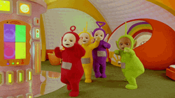Happy And Excited Teletubbies GIF