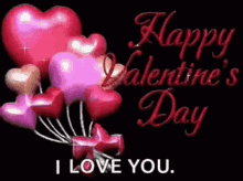 Happy Animated Valentines Day I Love You Heart  GIF