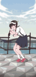 Happy Anime Girl Dancing GIF