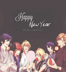 Happy Anime New Year Greetings GIF