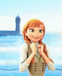 Happy Anna From Disney's Frozen
