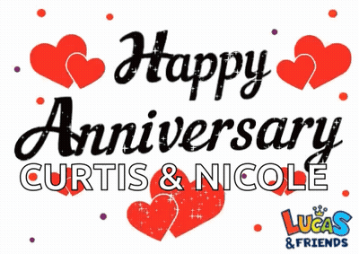 Happy Anniversary Card Curtis And Nicole GIF