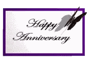 Happy Anniversary Card With Butterfly Sticker