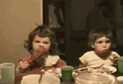 Happy Anniversary Funny Kids Couple Head Hit GIF