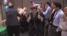 Happy Anniversary Funny Mannequin Party The Office GIF