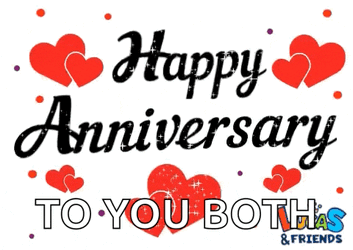 Happy Anniversary Happy Anniversary Hearts GIF