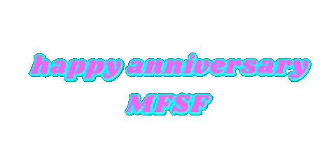 Happy Anniversary Pixel Art Sticker