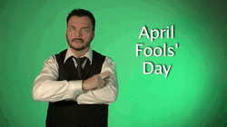 Happy April Fools Day Robert GIF