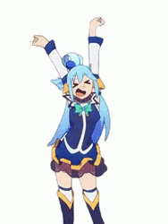 Happy Aqua Lively Dance GIF