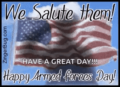 Happy Armed Forces Day Salute GIF
