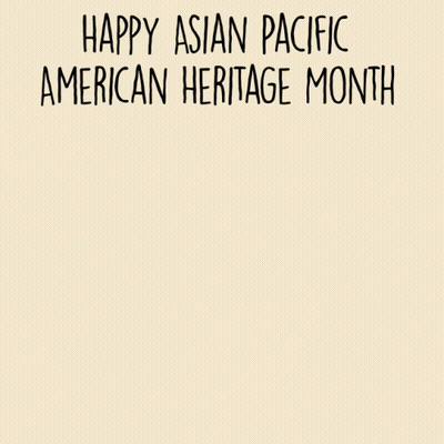 Happy Asian Pacific American Heritage Month Poster With Snacks GIF