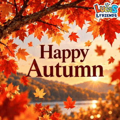 Happy Autumn Leaves GIF