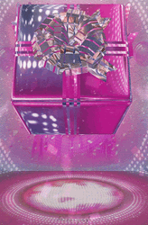 Happy B-Day Dazzling Gift Box GIF