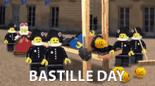 Happy Bastille Day Lego Characters