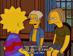 Happy Bastille Day The Simpsons Scene