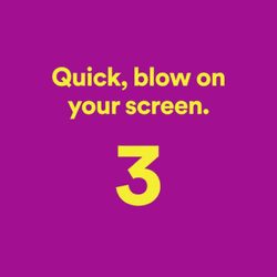 Happy Bday Quick Blow On Your Screen GIF