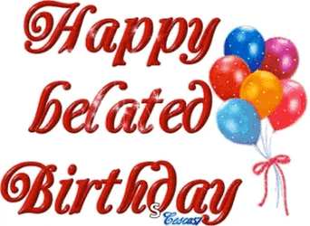 Happy Belated Birthday Baloons GIF
