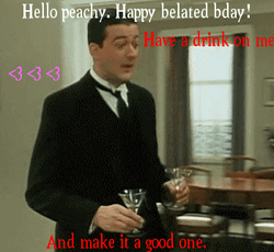 Happy Belated Birthday Drink On Me GIF
