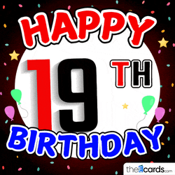 Happy Birthday 19 Happy 19Th Birthday GIF