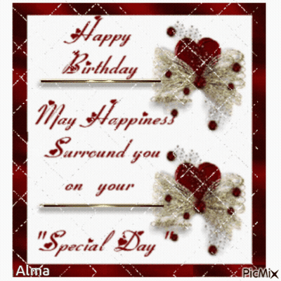 Happy Birthday Alma GIF