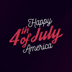Happy Birthday America Breathtaking Fireworks Display GIF