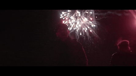 Happy Birthday America Pyrotechnics Display GIF