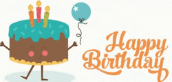 Happy Birthday Animated Dancing Cake Balloon